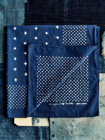 Vintage Blue Bandana