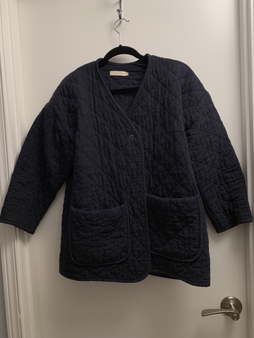Diamond Quilted Jacket - Midnight