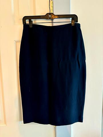 Silk Pencil Skirt