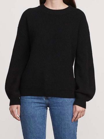 Chunky Crew Cashmere Sweater