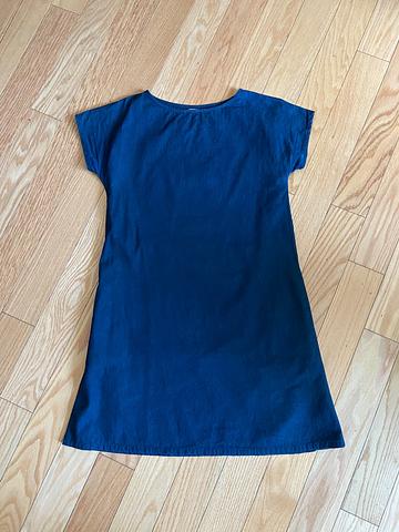 Denim smock dress