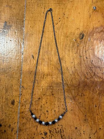 Black and grey necklace