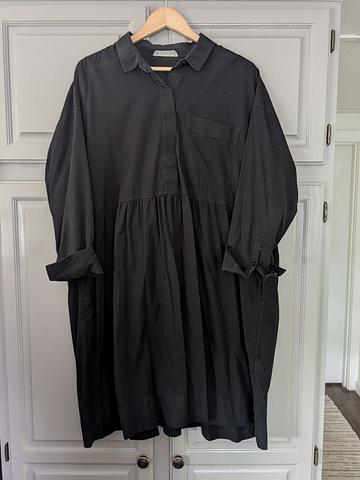 Cotton Shirt Dress FITS SIZE 16