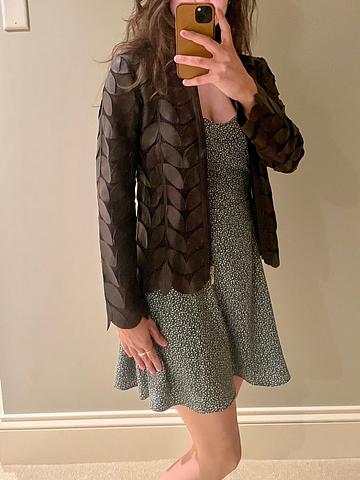 Leather Leaf Jacket