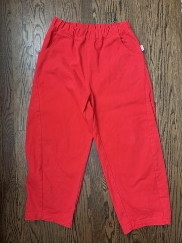 Arc Pants in Cherry red