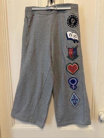 Sorority patch sweatpants