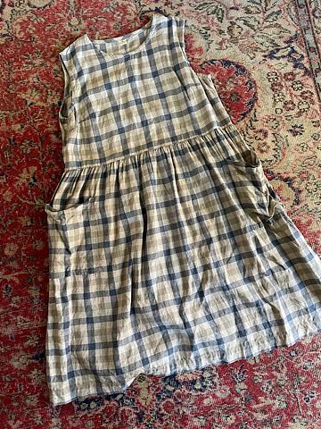 Linen Cloud XL Smock Dress