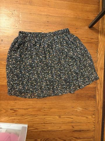 floral skirt