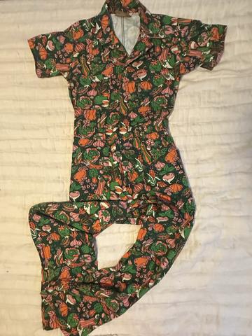 Kitchen Collection Veggie Print Jumpsuit