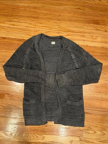 Gray cardigan