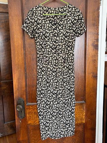 Flower print dress
