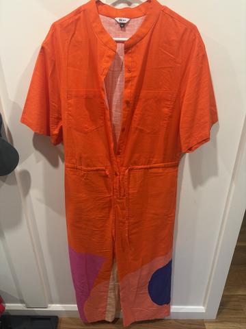 The Kit | Orange and pink jumpsuit