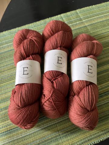 Hand dyed merino sock yarn