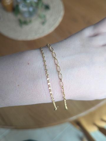 Gold plated bracelets