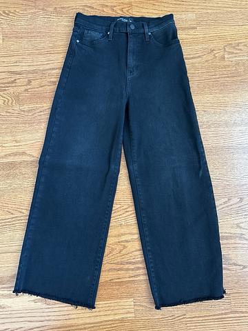 Scissor Cut Wide Leg Jeans