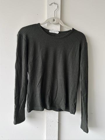 Ribbed Crew Long Sleeve