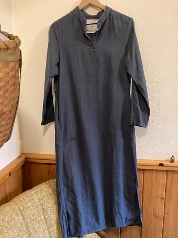 French boyfriend dress with belt