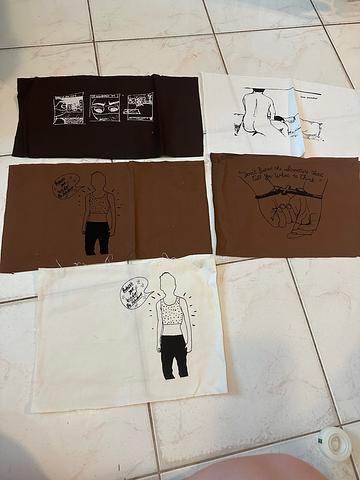 Silkscreened patches