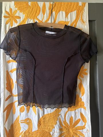 nylon mesh shirt