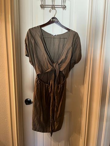 Convertible wrap mini dress