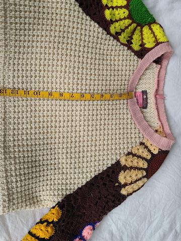 Upcycled Cropped Sweater