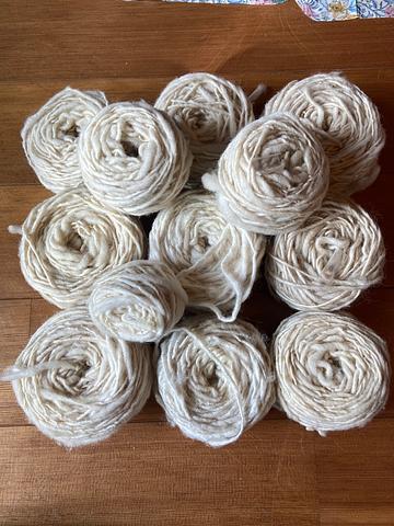 hand spun yarn lot