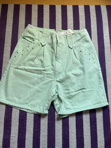 80s Denim Bejeweled Shorts