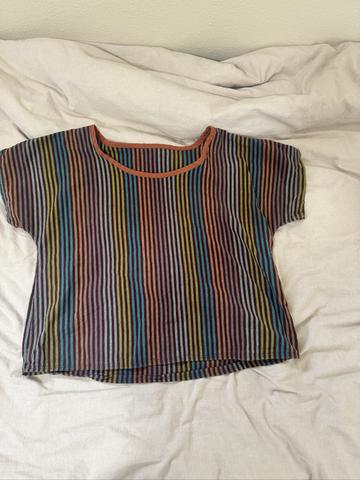Stripes Cotton Bias Shirt Relaxed Fit