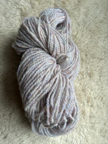 Skein of 2 ply wool yarn