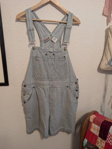 Stripe Shortalls