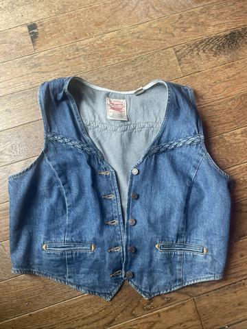Braided Jean Vest