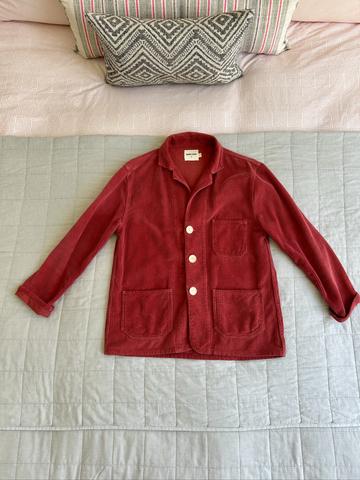 Corduroy Utility Jacket in Elderberry
