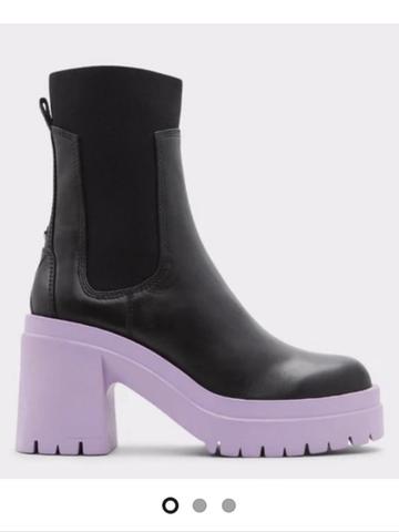 Bigmood Leather Heeled Ankle Boots