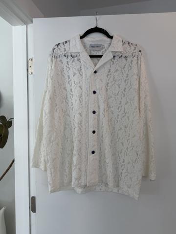lace button up