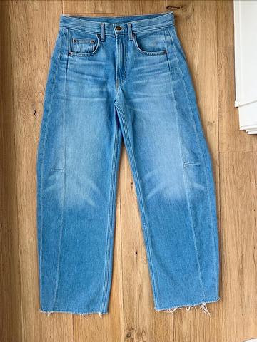 Relaxed long lasso jeans