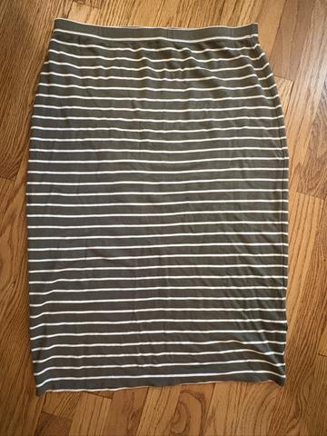 Striped skirt