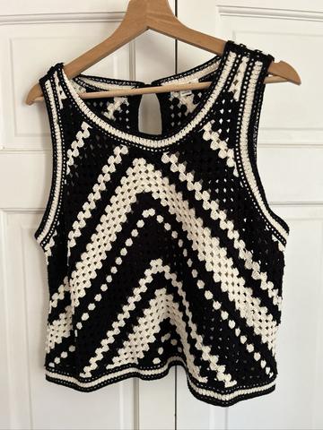 Sleeveless Crochet Top
