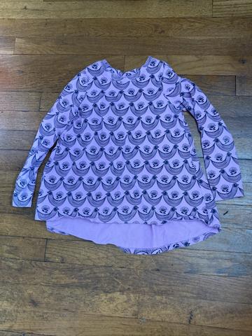 Bird print long sleeve tee