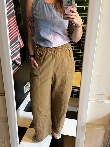 ES Clyde Culottes 12T khaki canvas