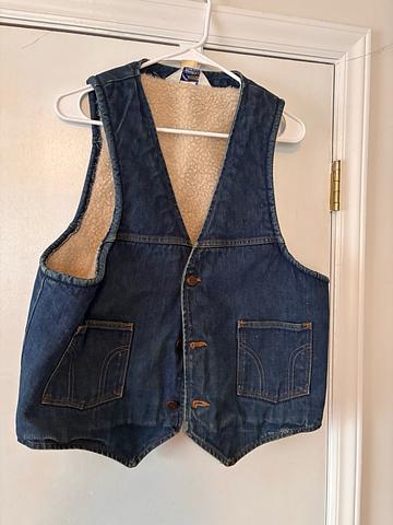 Sherpa Denim Vest
