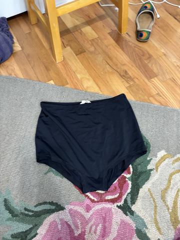 swim bottoms — high rise