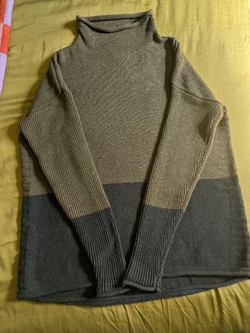 color block sweater