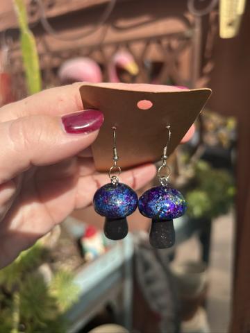 Mushroom earrings