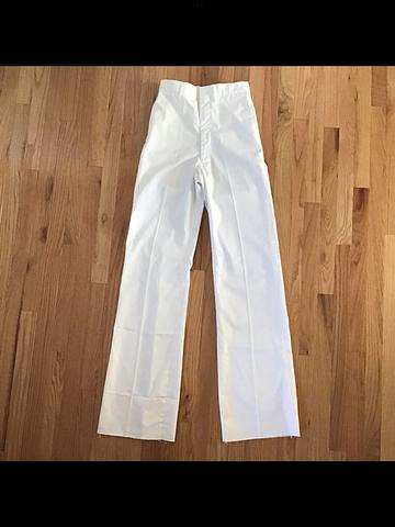 Vintage Bright White Sailor Pants - original Kamm pants but with usable pockets