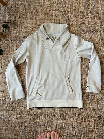 Shawl collar sweater