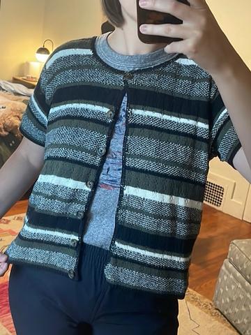 Cardigan T-Shirt Top