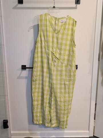 Jumpsuit Gingham 100% handloom cotton