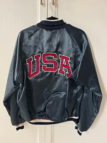 Rare 90s Olympic Training Center Satin Jacket