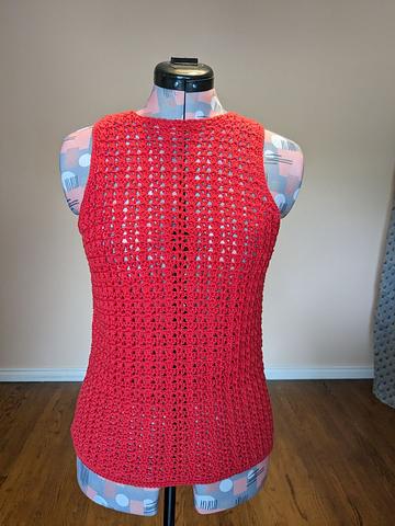 Crochet shell top