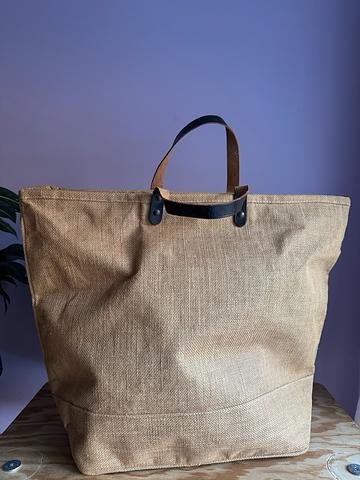 Burlap facter zipper